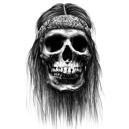 b&w_06.jpg 800×800 pixels #graphite #on #illustration #joe #skull #paper #king