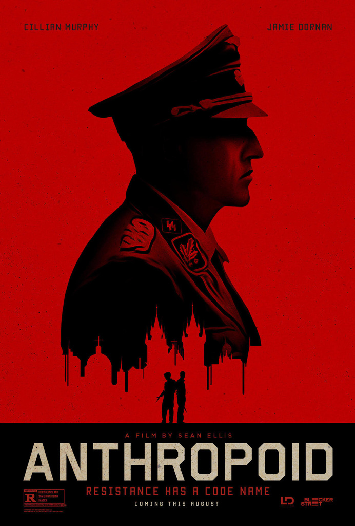 Anthropoid (2016) tagline: "Resistance has a code name" #poster #cinema #film