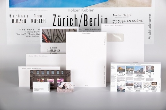 Holzer Kobler Architekturen : Studio Laucke Siebein #print #design #graphic #identity