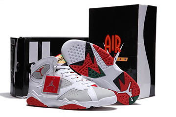 Nike Jordan Shoes Retro 7 Hare WhiteGreyRed #shoes