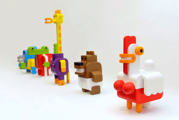 Minimals, a series of modular toys by Sebastian Burga #toys