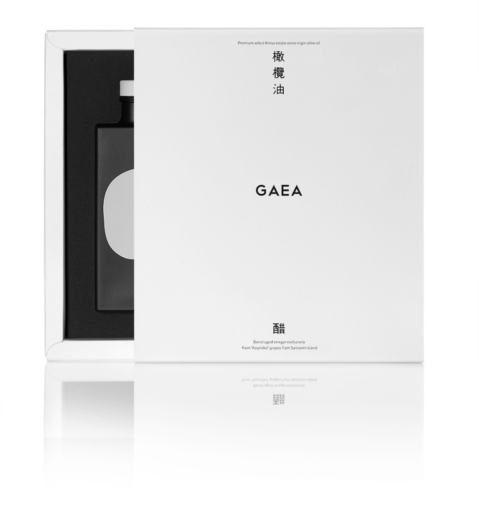 GAEA, oil and vinegar | mousegraphics #packaging #vinegar #and #oil