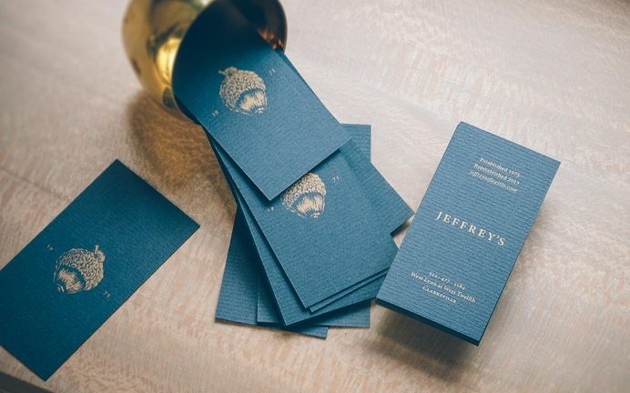 FÖDA Studio, Austin. Design and Brand Development.: Jeffrey's #metalic #logo #typography