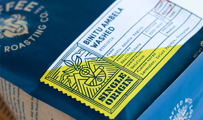 New Logo, Identity, and Packaging for PT's Coffee Roasting Co. by Carpenter Collective