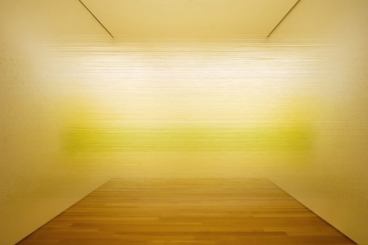 raumeyellow_01.jpg 700×467 pixels #thread #colour #art #installation