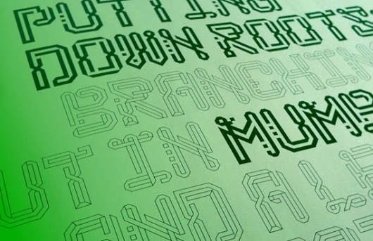 Creative Review - A2/SW/HK's custom headline font for Wallpaper* #typography