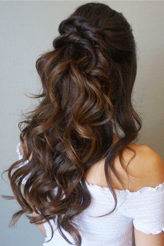 Get the best of both worlds with a glamorous half-up-half-down do. These trending hairstyles work with all lengths of hair, and perfectly match any theme.