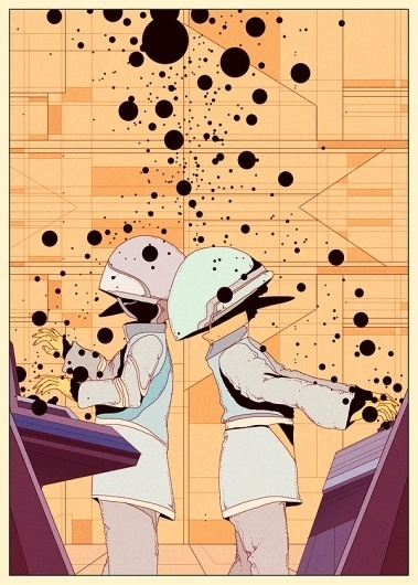 Various work 07 on the Behance Network #surrealism #eng #killian #geometric