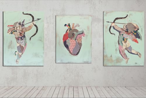 "love.me" Triptych (2018) www.KyleMosher.com