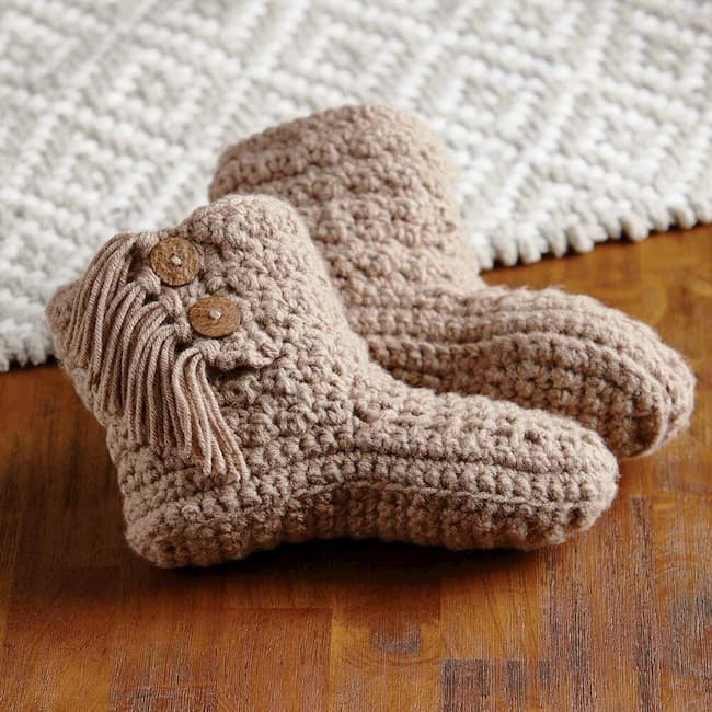Classic Lounge Slippers Yarn Kit