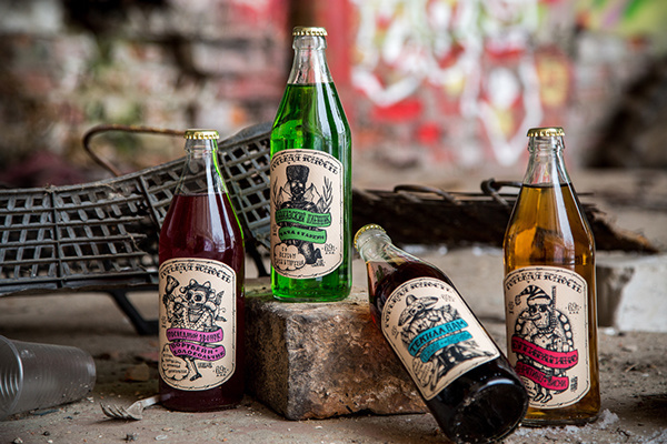 Gorkaya Yunost - Bitter Youth, Concept by Unblvbl (https://www.behance.net/Unblvbl) The concept of cocktails Gorkaya Yunost (Bitter Youth). #whiskey #dotwork #alcohol #design #label #concept #unblvbl #skull #cocktail #tequila #cola