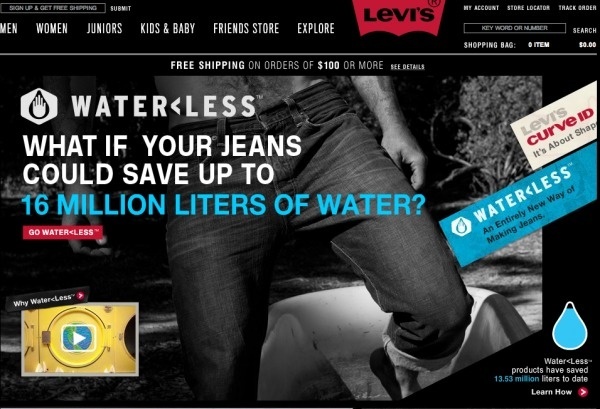 LEVI'S WATERLESS #pants