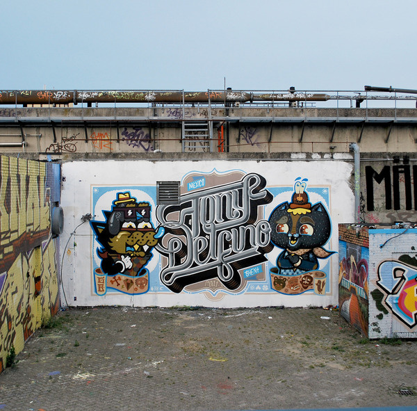 Pest, MR Fixit, Bue , Smithe @ Nijmegen (Holland) #mural #graffiti #wall #art #street
