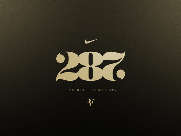 Celebrate Legendary #numbers #type #nike #logo