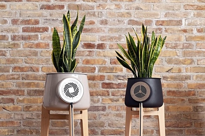 Clairy is the first #natural air #purifier powered by plants! This system combines smart #technology, #design and nature to keep #indoor air