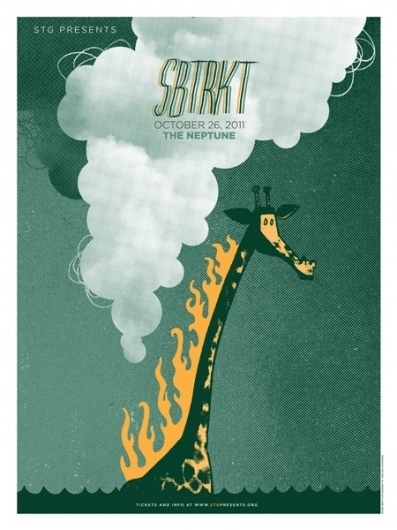 GigPosters.com - Sbtrkt #sbtrkt #saeger #poster #andrew