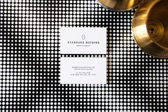 Standard Nothing Cards #pattern #white #business #branding #card #photo #design #letterpress #monoline #furniture #photography #logo