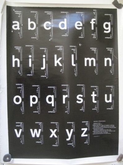 Railway Alphabet by Kinneir and Calvert | Quad Royal #poster #typography