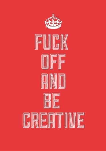 Lucas Jubb. Creative. Quote. Off. Red. Type. Lettering. Ideas #british #royal #calm #illustration #keep #jubb #lucas #typography