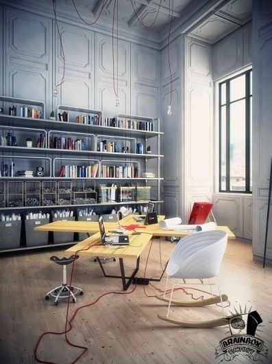 Spaces that inspire solitude, contemplation and creative work #workspace