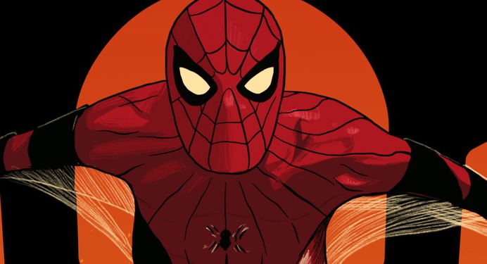 Spider-Man – Far From Home - Alternate Movie Poster - The Commas #spiderman #alternativemovieposter #movieposter #filmposter #thecommas #keyart #marvelstudios #marvel #marvelcomics #comics #potserdesign #posters