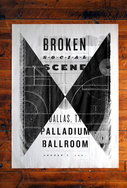 Broken Social Scene Poster #single #color