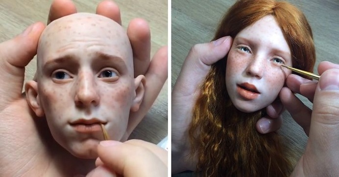 #doll #freckles #face