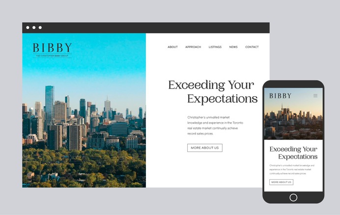 The Bibby Group Desktop and Mobile Website