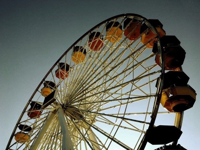 LA, 2012. #photography #ferris #street #urban #USA #losangeles #pier