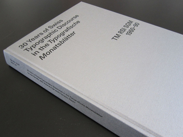 30 Years of Swiss Typographic Discourse in the Typographische Monatsblätter TM RSI SGM 1960-90 #type #mller