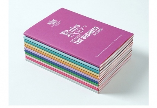 The Rules for the Conduct of Life Booklet - FPO: For Print Only #rule #booklet #design