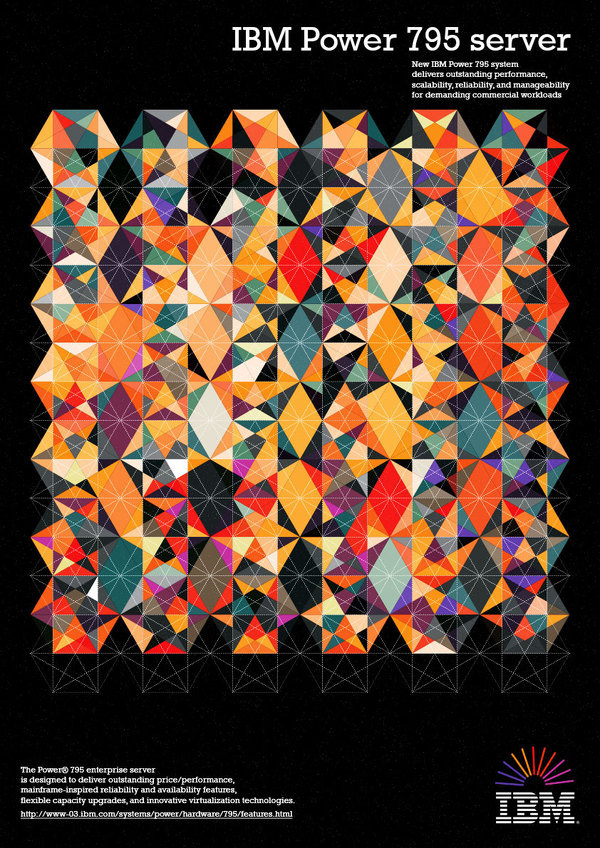 IBM - Pattern - RAWZ #pattern #geometry #design #ibm #art