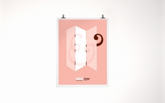 Naked Type : jcpagan #design #illustration #poster #type #naked #typography
