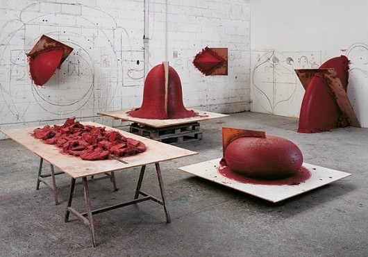 Anish Kapoor | Works | Gallery #sculpture #red #installation #museum #kapoor #art #wax #anish