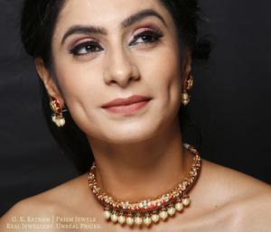 Necklace Set - gold diamond polki kundan meena jadau jewellery