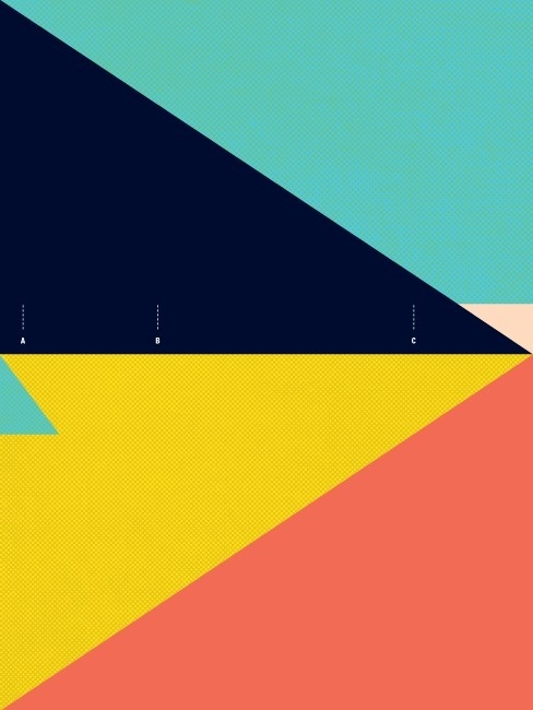 SECRET SURF MAP 1 Korbel Bowers #graphic #minimal