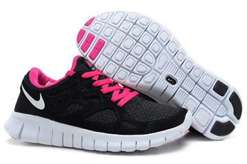 Nike Free Run 2 Woven Liberty Black Pink Womens Shoes #shoes