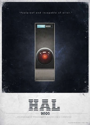 All sizes | HAL 9000 Advertisment | Flickr - Photo Sharing! #kubrick #hal #fiction #vintage #poster #film #science #stanley