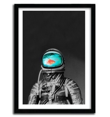 UNDERWATER ASTRONAUT by Budi Satria Kwan #print #art