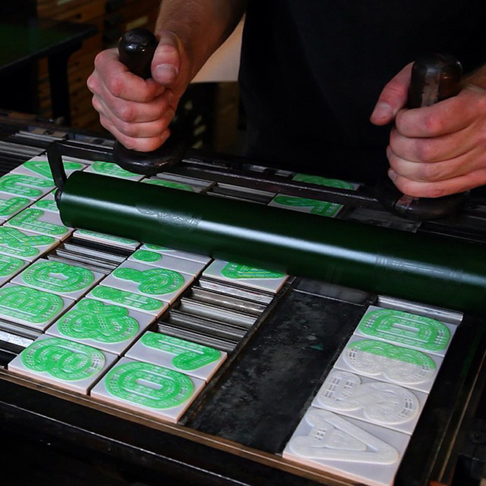 A23D-3D-printed-letterpress-font-designboom08 #printed #3d