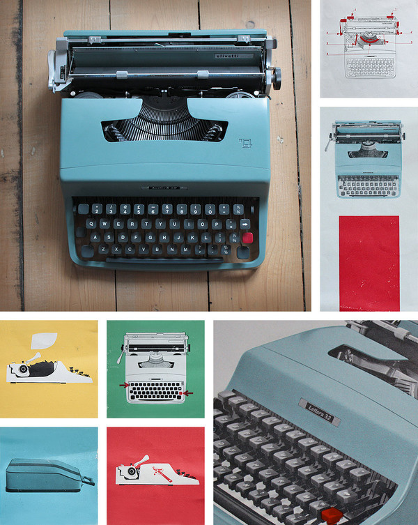 Lettera 32 Typewriter, with travel case and instructions. Bought for my friend Jenny at House Knutsford a fantastic online shop for house #thrift #vintage #boot #sale #car #typewriter