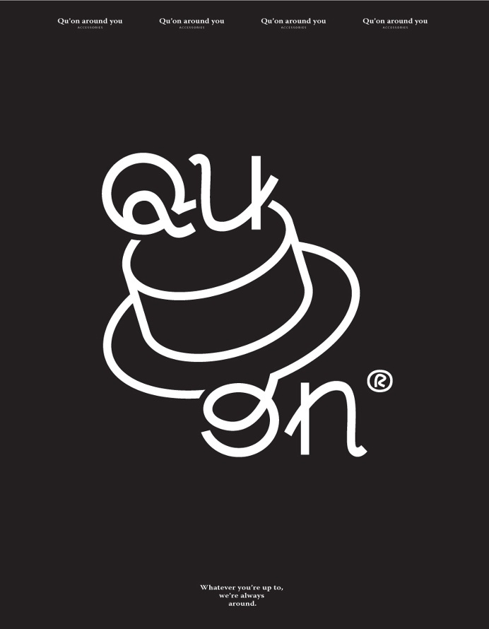 Qu'on identity leather branding corporate nive beuatiful illustration wood crafted handcraft minimal beautiful mindsparkle mag
