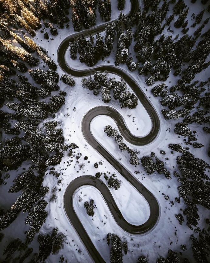 #instaroads: Stunning Drone Photos of Roads by Fabian Frost