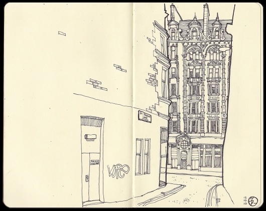 call me : stupot #illustration #linear #glasgow