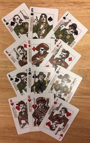 Wild West Bicycle Playing Cards - Lawmen
