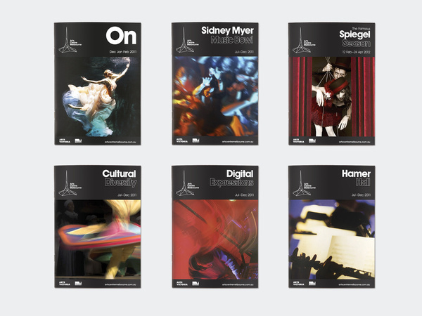 Arts Centre Melbourne #programs #centre #branding #marque #arts #melbourne #logo #brochure