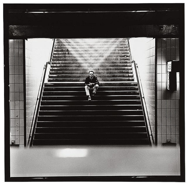 Gerhard Richter crossing of light by Lothar Wolleh #lothar #steps #wolleh #gerhard #richter #shadow