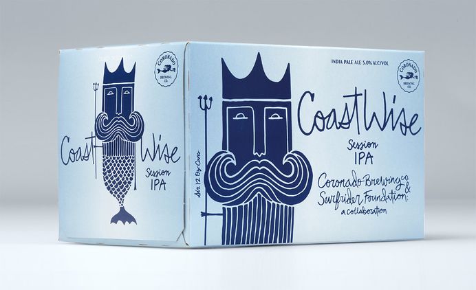 New Packaging for CoastWise Session IPA by MiresBall