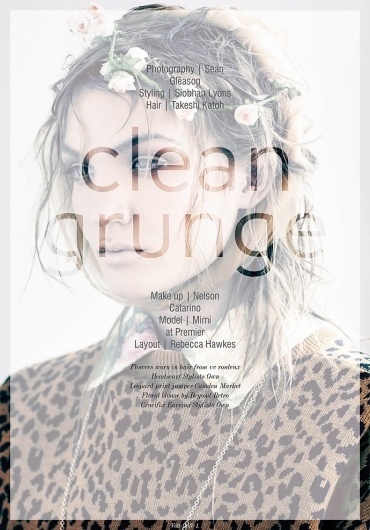 Volt Magazine #clean #grunge