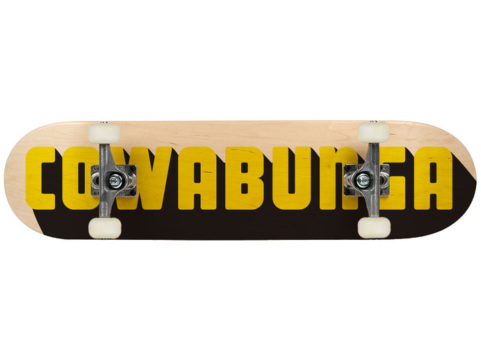 A recent skateboard design with a retro 90's appeal. #skateboard #90s
